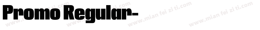 Promo Regular字体转换